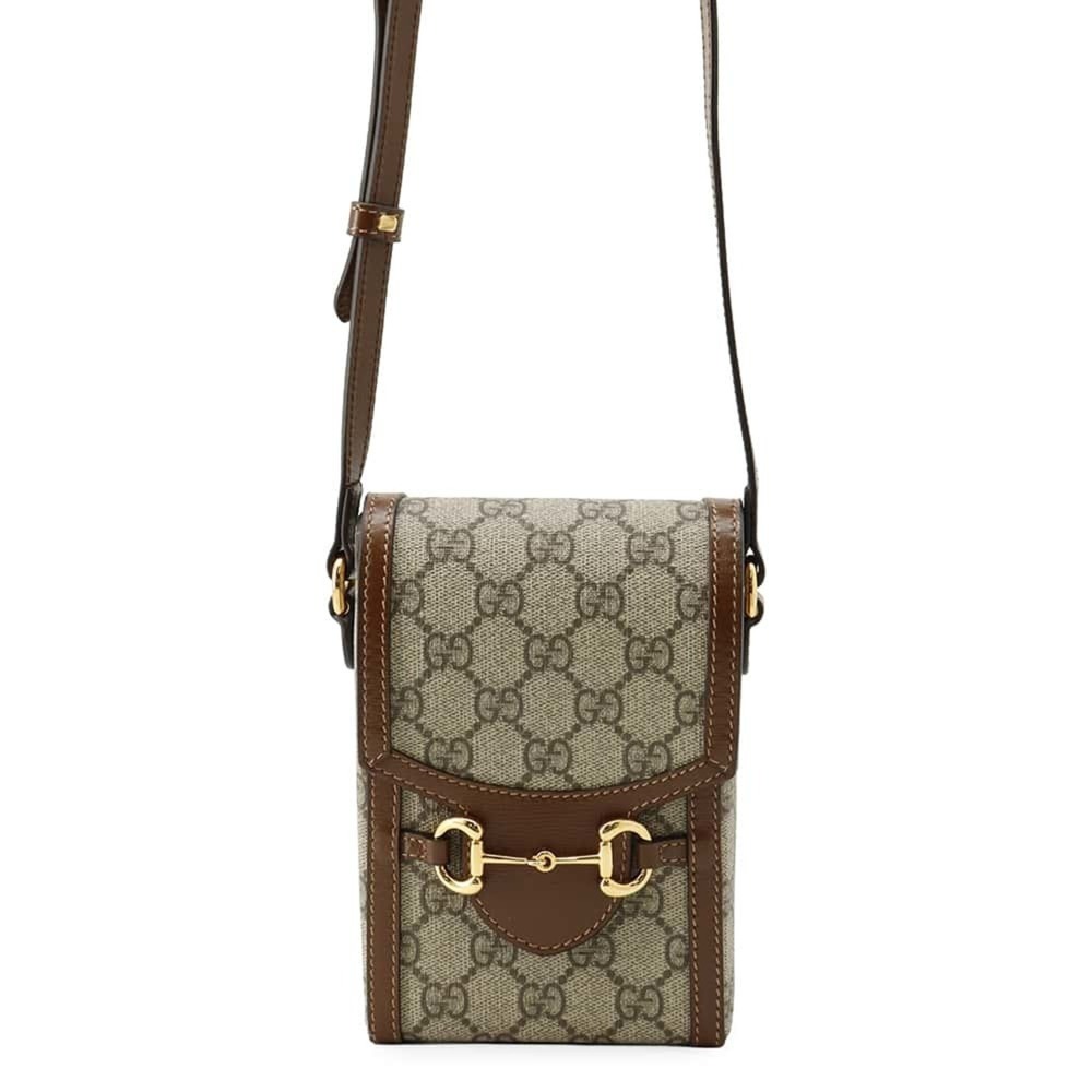 Gucci Shoulder Bag GG Supreme Horsebit 1955 625615 GUCCI Handbag